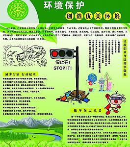 环境保护展板图片