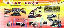 队伍 素质 展板图片