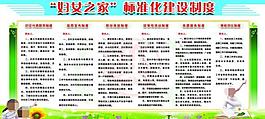 妇女之家标准化建设展板图片