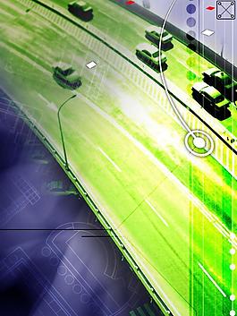 数位城市 科技背景图片