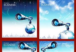 商务展望 抽象商务图片