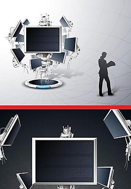 商务屏幕 商务背景图片