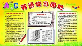 英语展板图片