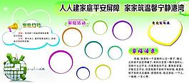 家庭展板图片