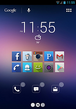Nexus的iOS 7ish