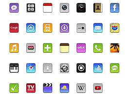 iphone手机内小图标png