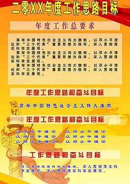 年度总结展板图片