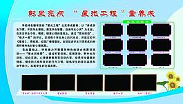 学校展板模板图片
