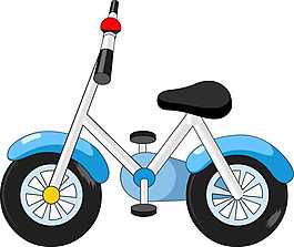 卡通儿童自行车