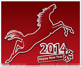 2014马年矢量素材