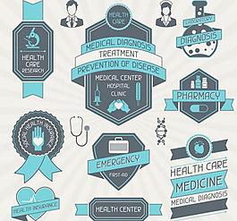 医疗标签图片