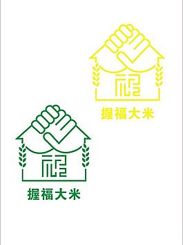 握福大米logo图片