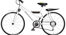 卡通自行车图片