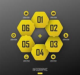 六边形标签图片