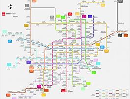 西安地铁规划图图片