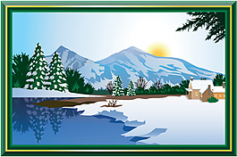 雪山脚下