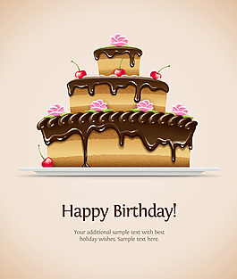 巧克力生日蛋糕