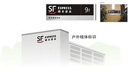 顺丰快递公司门牌