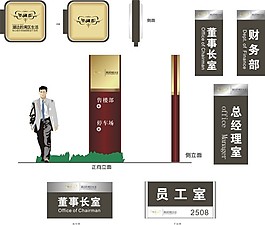 公司企业导视牌设计