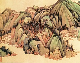 国画山水画