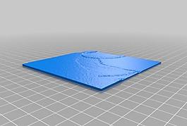 3d printed rasterbated lithophane part 3