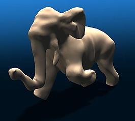 123d creature elephant