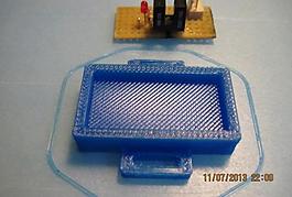 printed holder for optical endstop (stripboard version)