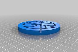 verigo circular gallifreyan coin