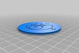 awesome circular gallifreyan coin