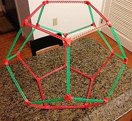 large, light, dodecahedron truss thing