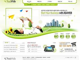 韩文模板网页图片