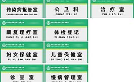 社区医院型材标牌图片