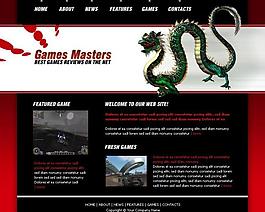 国外优秀网页模板图片