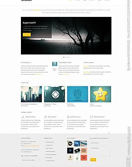 简约风格web网页图片