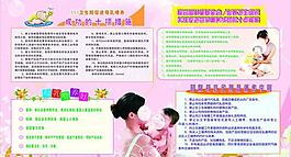医院母乳喂养展板图片