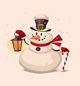 雪人矢量源文件