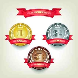 精致金币标签矢量素材