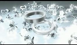 婚礼戒指背景视频素材图片