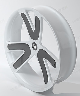 钢圈 3d模型