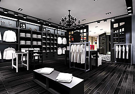 服装店面效果图