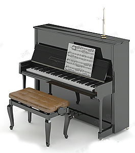 钢琴 3d模型