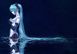 水中女孩