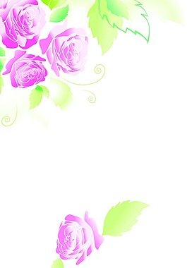 粉色玫瑰平开门