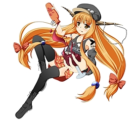 双马尾少女