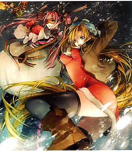 夜空下的少女