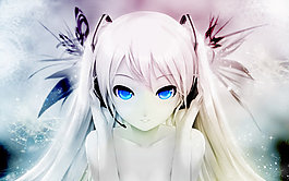双马尾女孩