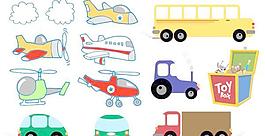 卡通玩具矢量素材