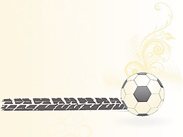 道路标志的背景涡设计足球