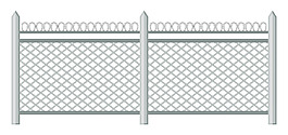 围栏线框