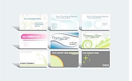 花纹卡片模板矢量图16